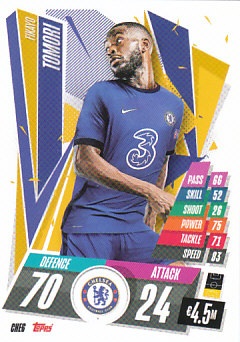 Fikayo Tomori Chelsea 2020/21 Topps Match Attax CL #CHE06